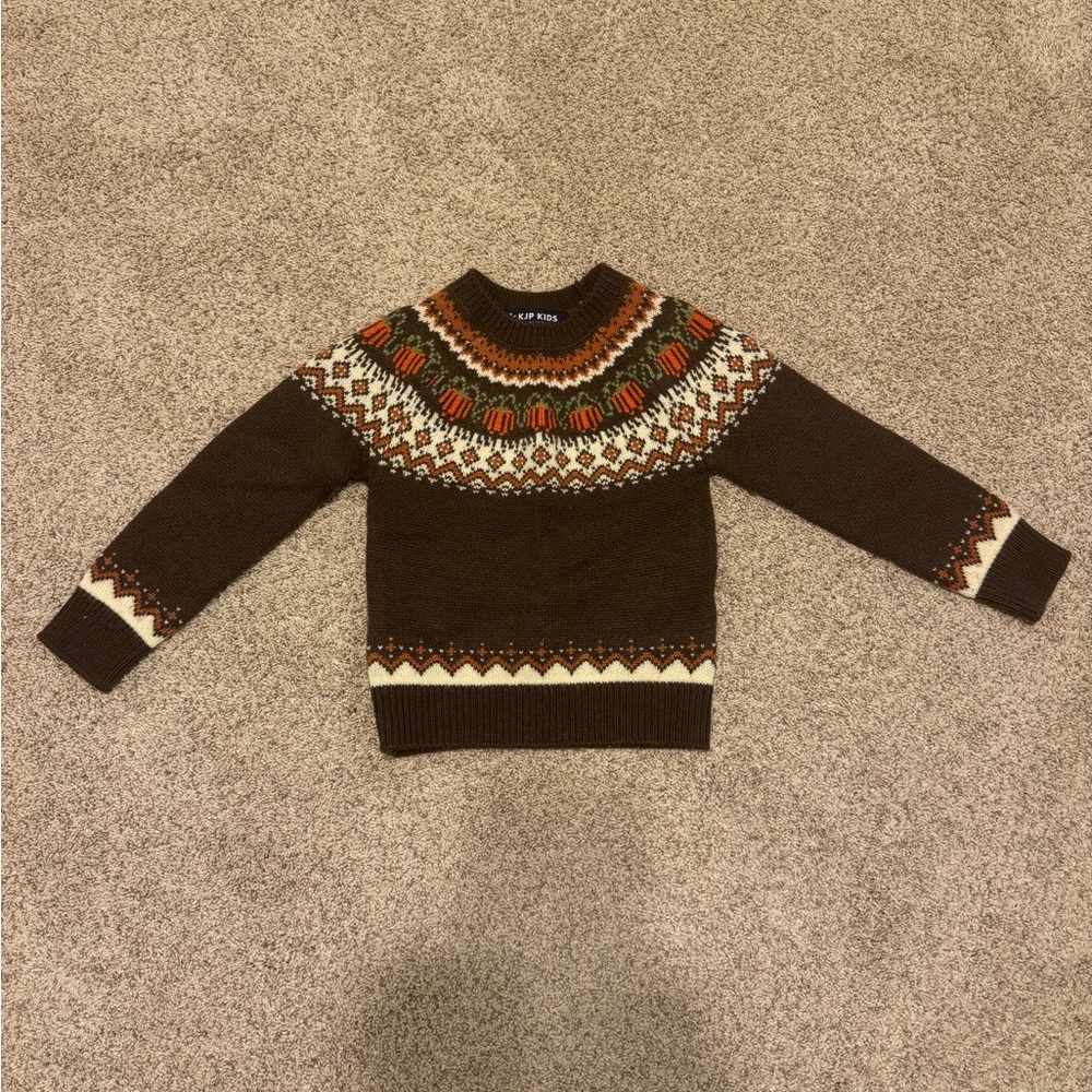 Kiel James Patrick Kids Pumpkin Sweater